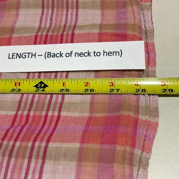 Land's End Women Long Sleeve Button Up Shirt Sz 3X Flip Cuff Roll Tab Breathable - Picture 8 of 11